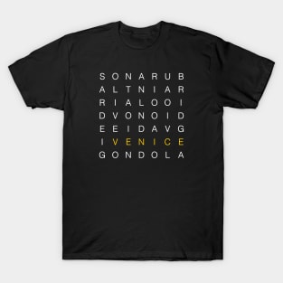 Venice Crossword T-Shirt